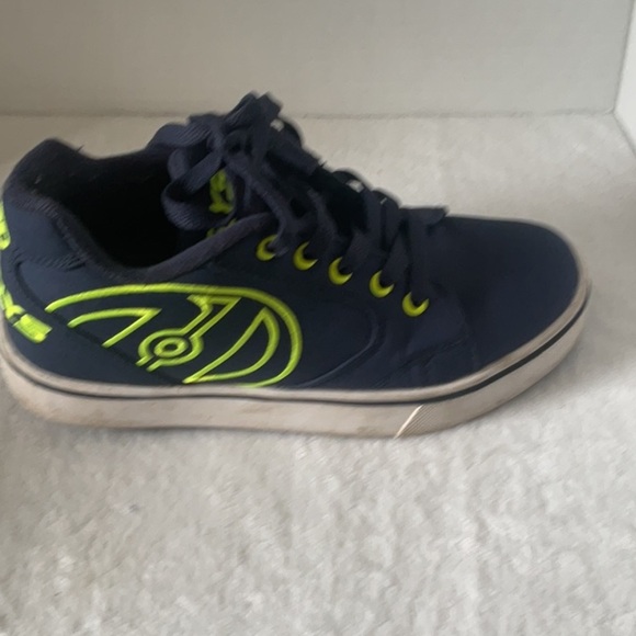 Heelys Navy and Neon Yellow Kids Sneakers - Picture 4 of 7